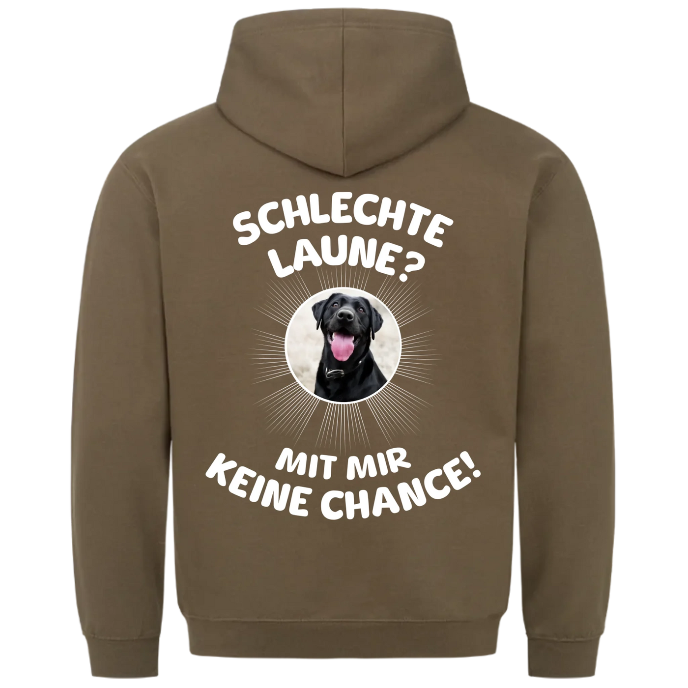 Schlechte Laune - Mit mir keine Chance - Personalisierbarer Classic Hoodie Unisex