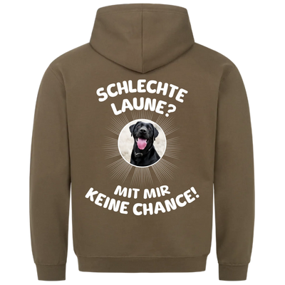 Schlechte Laune - Mit mir keine Chance - Personalisierbarer Classic Hoodie Unisex
