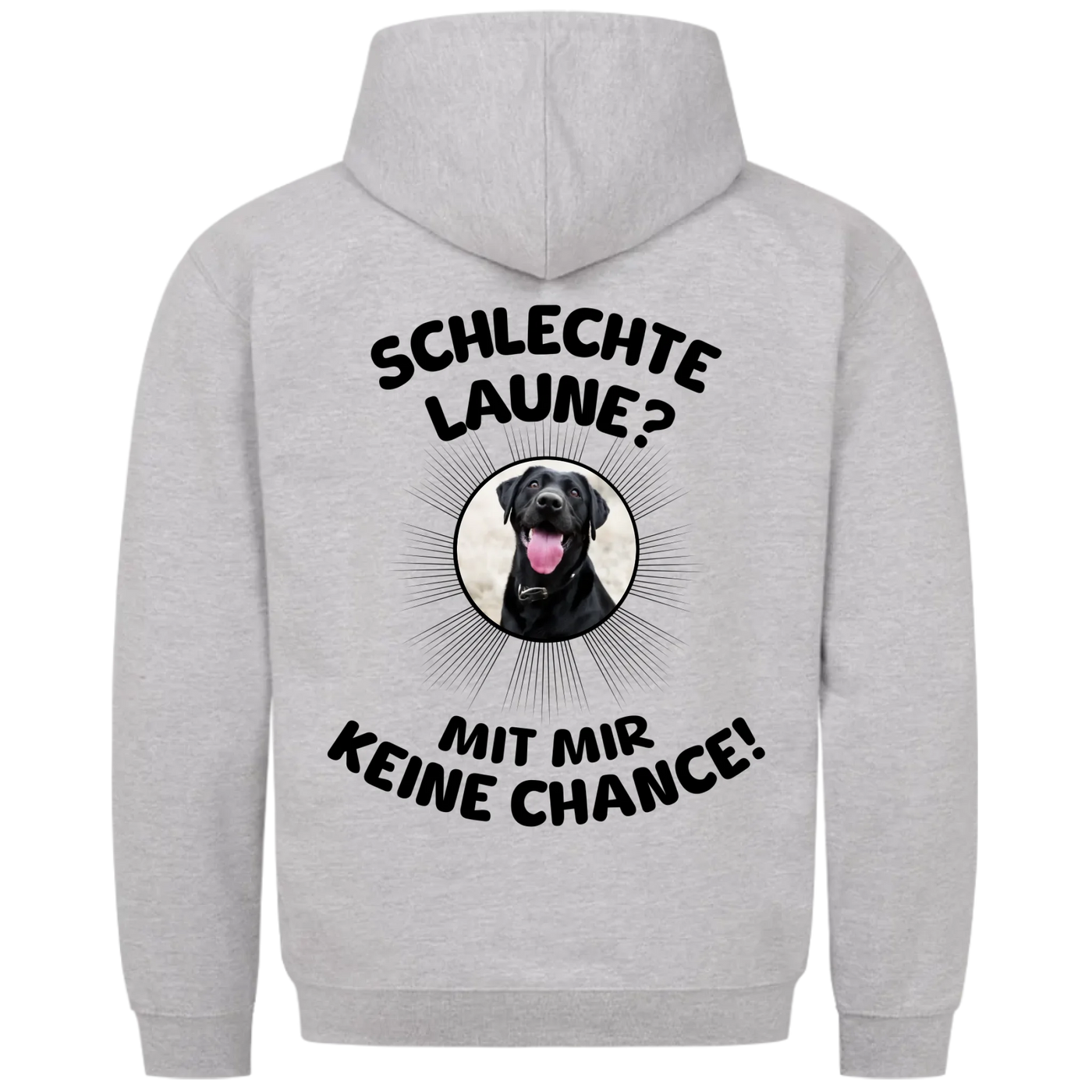 Schlechte Laune - Mit mir keine Chance - Personalisierbarer Classic Hoodie Unisex