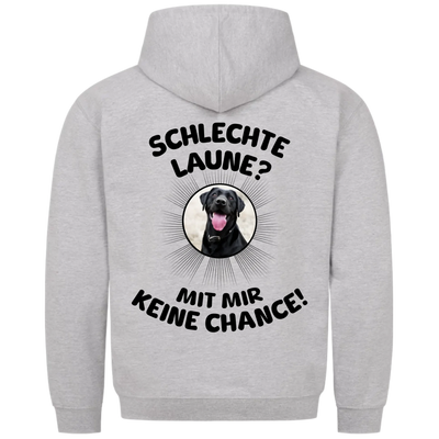 Schlechte Laune - Mit mir keine Chance - Personalisierbarer Classic Hoodie Unisex