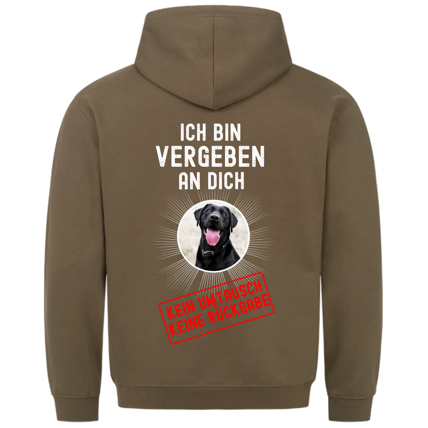 Ich bin vergeben an Dich - Personalisierbarer Classic Hoodie Unisex