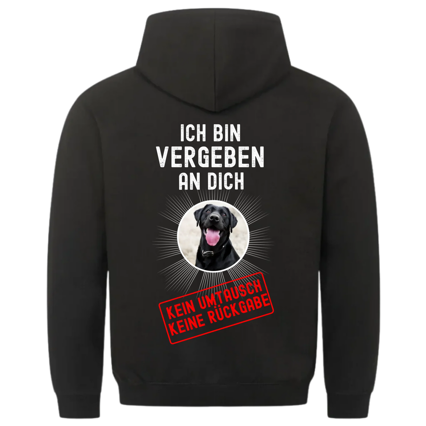 Ich bin vergeben an Dich - Personalisierbarer Classic Hoodie Unisex