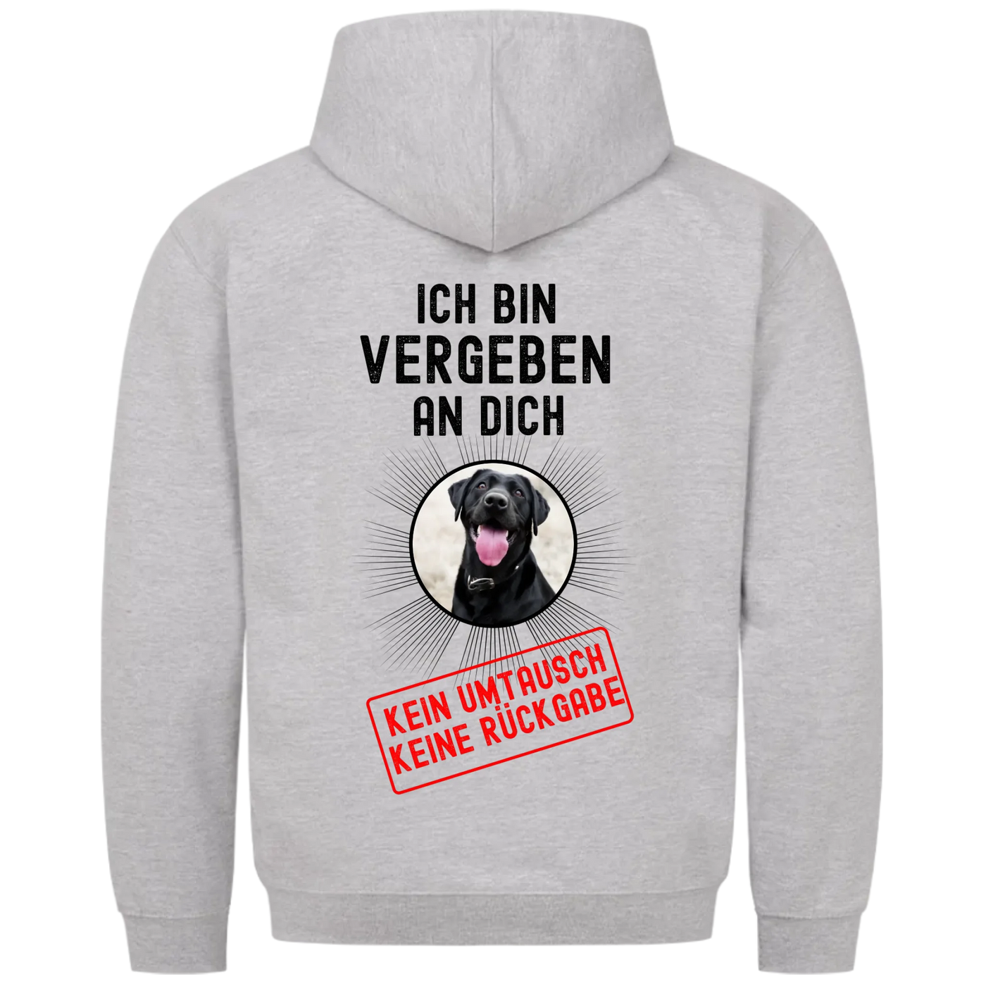 Ich bin vergeben an Dich - Personalisierbarer Classic Hoodie Unisex