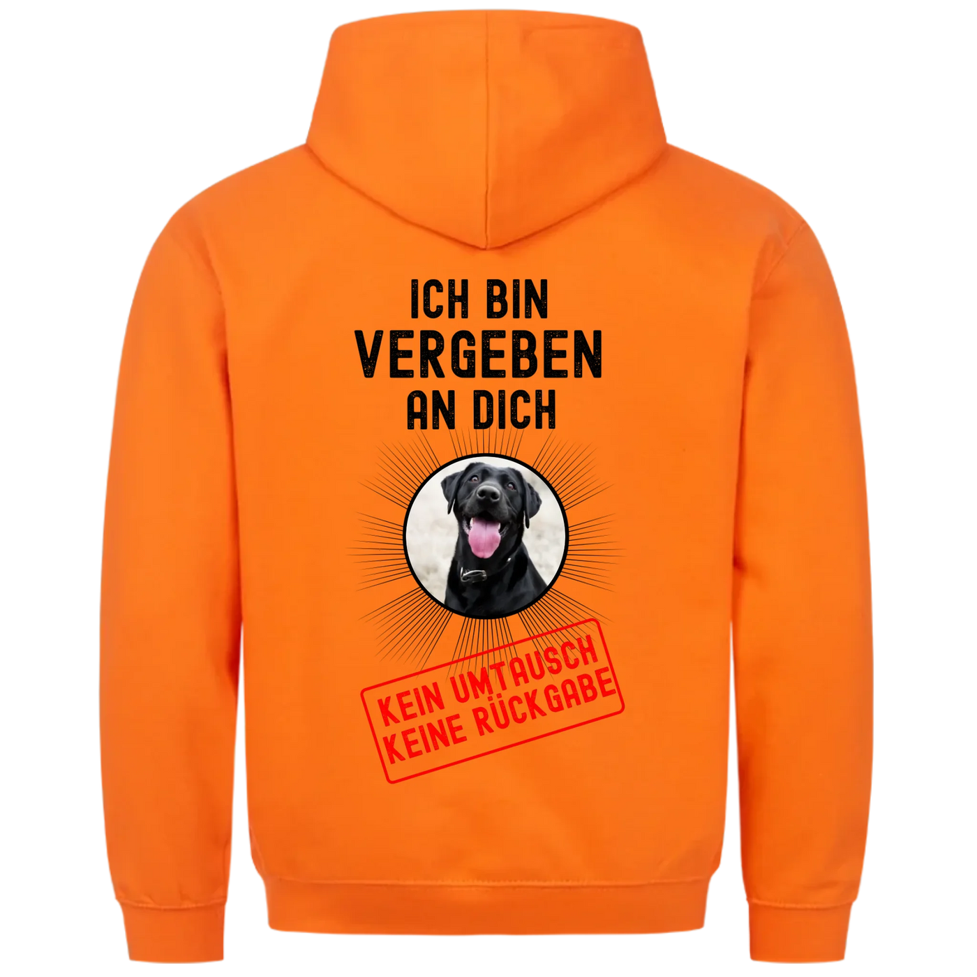 Ich bin vergeben an Dich - Personalisierbarer Classic Hoodie Unisex