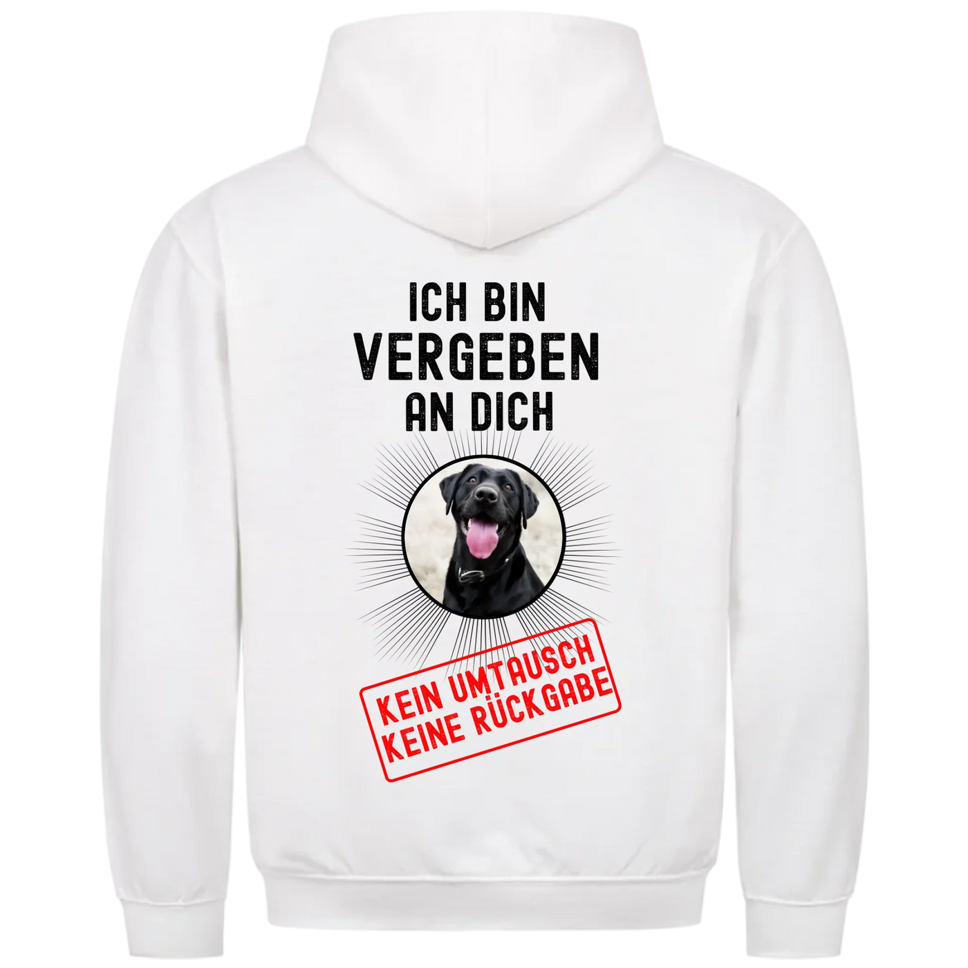 Ich bin vergeben an Dich - Personalisierbarer Classic Hoodie Unisex