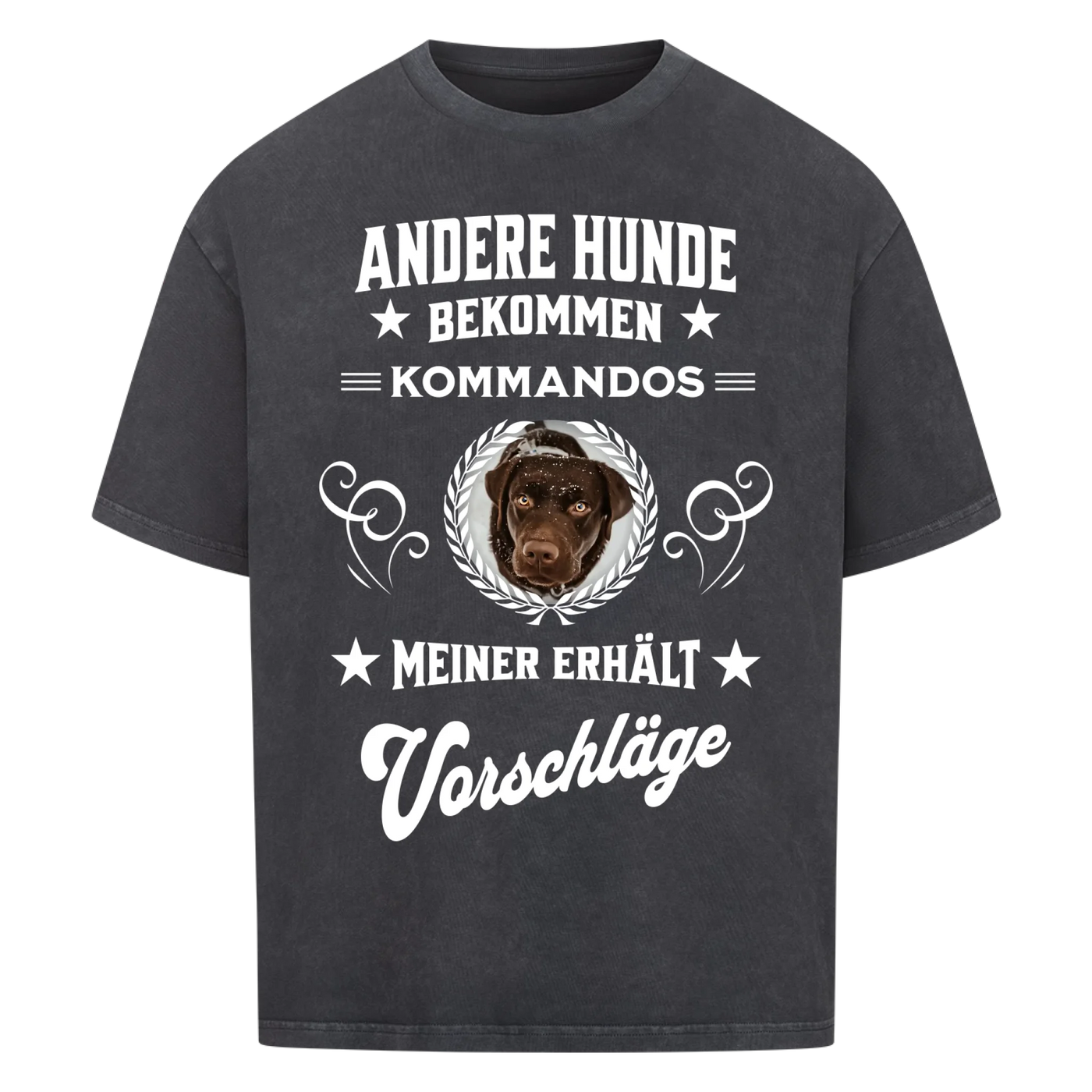 Andere Hunde bekommen Kommandos - Personalisierbares Oversized Shirt