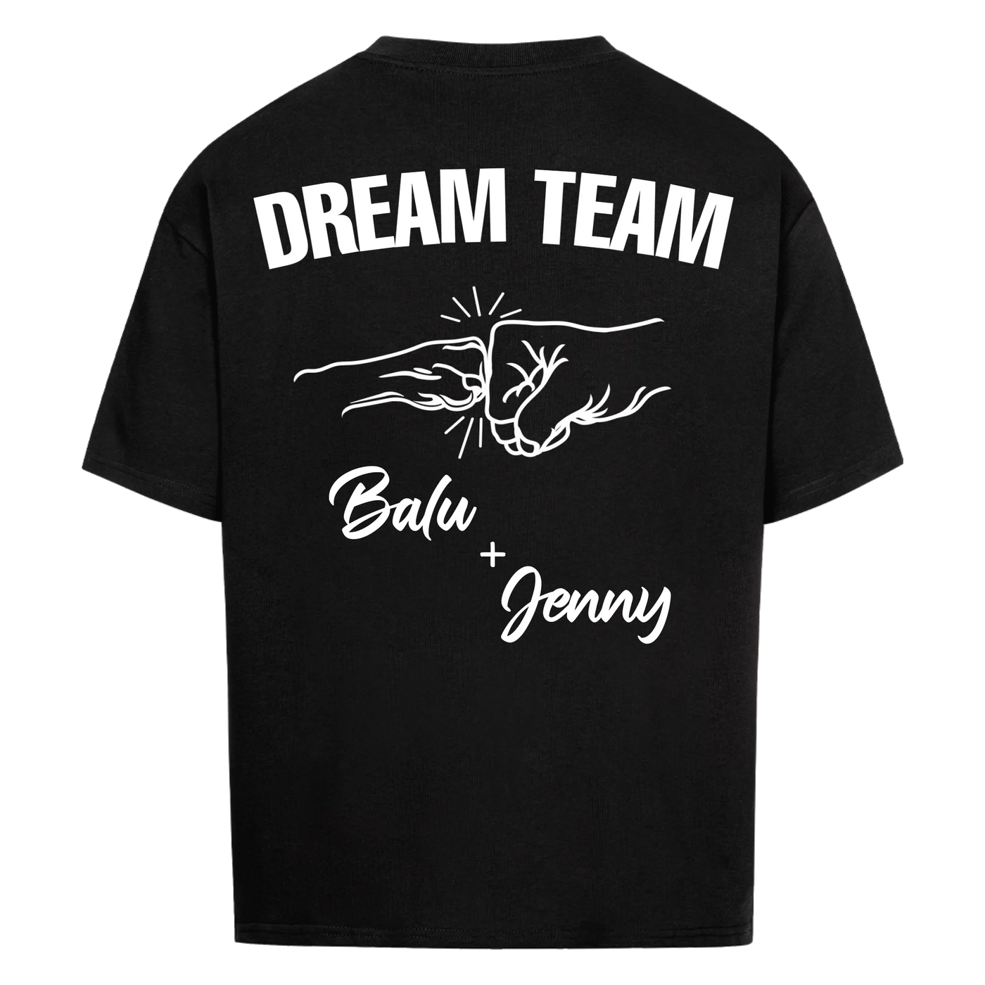 Dream Team -  Oversized Shirt mit Personalisierung