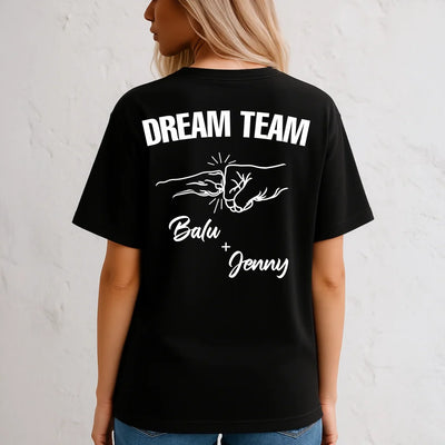 Mockup Model Oversized Shirt schwarz V3 - 2048 x 2048px