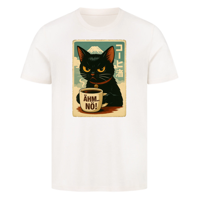 Ähm Nö - Katze Retro Anime T-Shirt Unisex