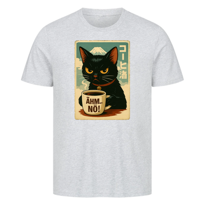 Ähm Nö - Katze Retro Anime T-Shirt Unisex