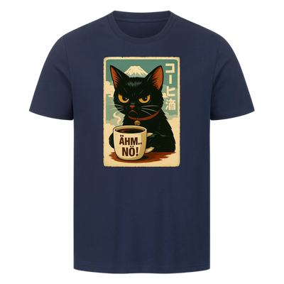 Ähm Nö - Katze Retro Anime T-Shirt Unisex