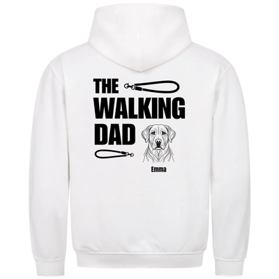 The Walking Dad - Personalisierbarer Hoodie Unisex Rückendruck