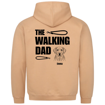 The Walking Dad - Personalisierbarer Hoodie Unisex Rückendruck