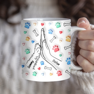 Mockup Tasse mit Frau transparent rechts 2048 x 2048