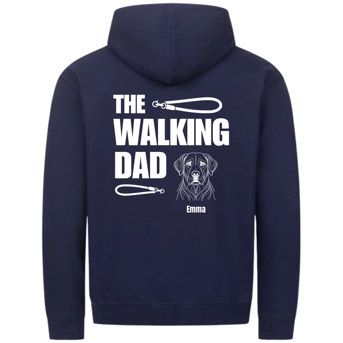 The Walking Dad - Personalisierbarer Classic Zipper Hoodie Unisex