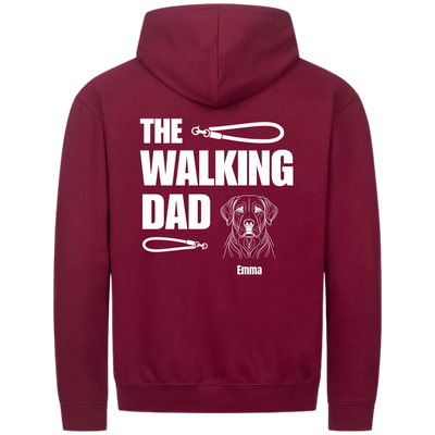 MP Zipper Hoodie burgundy back 2048 x 2048px