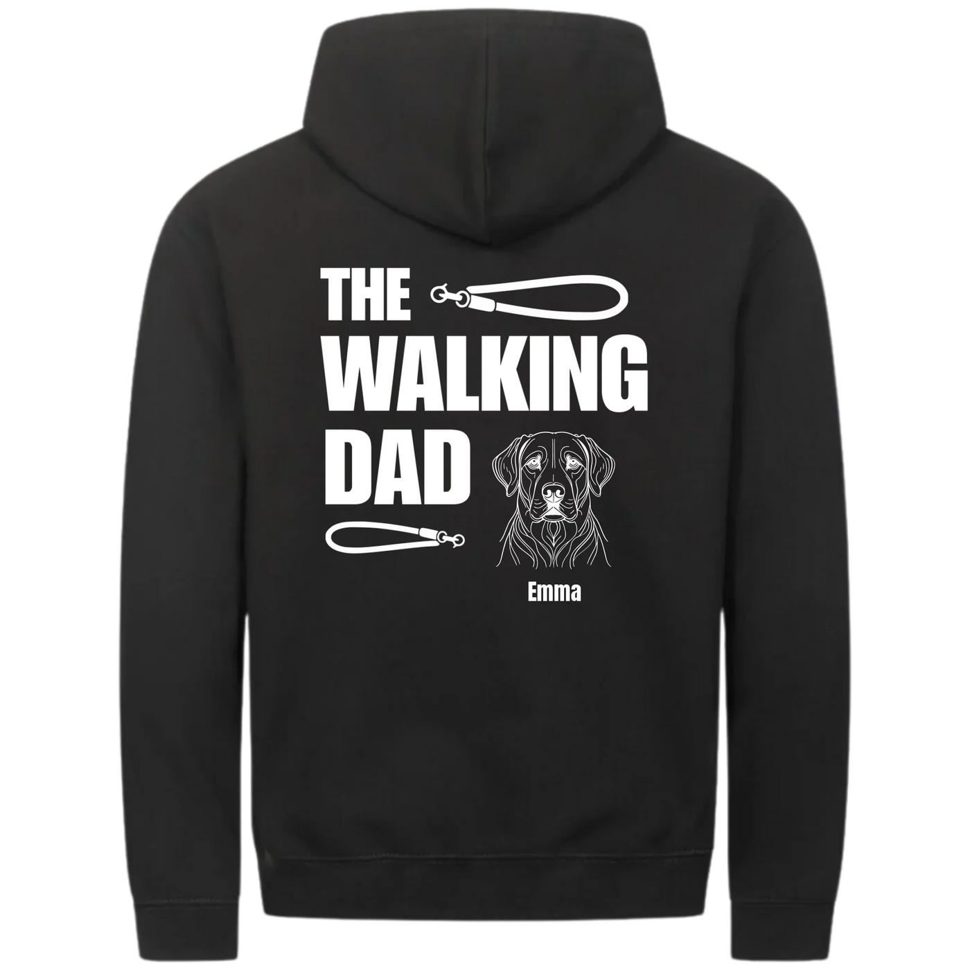 The Walking Dad - Personalisierbarer Classic Zipper Hoodie Unisex
