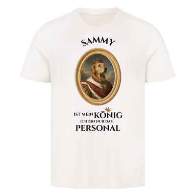 Mein Hund mein König - Personalisierbares T-Shirt Unisex