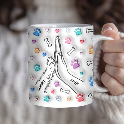 Mockup Tasse mit Frau transparent rechts 2048 x 2048
