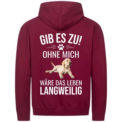 MP Zipper Hoodie burgundy back 2048 x 2048px