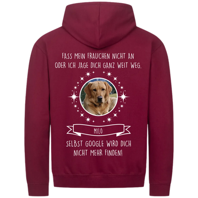 MP Zipper Hoodie burgundy back 2048 x 2048px