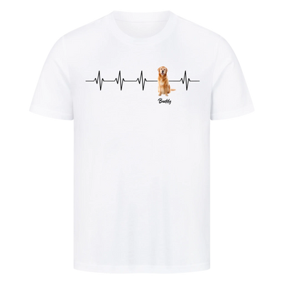 My Heartbeat For… - Personalizable Premium T-Shirt