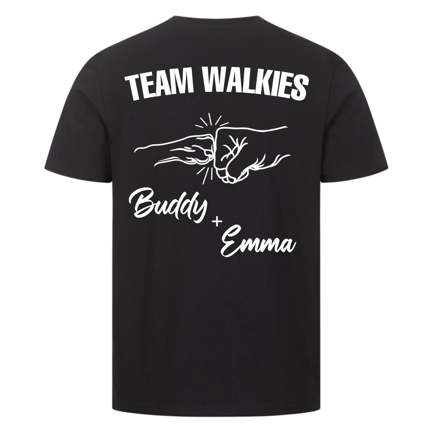 Team Walkies – Personalized Premium T-Shirt with Custom Backprint