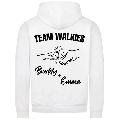 Team Walkies – Personalized Premium Zipper Hoodie with Custom Backprint