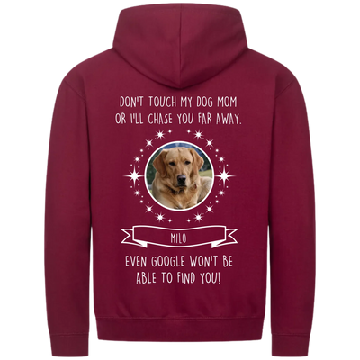 MP Zipper Hoodie burgundy back 2048 x 2048px