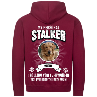 MP Zipper Hoodie burgundy back 2048 x 2048px