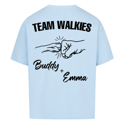 Team Walkies – Personalized Oversized Shirt with Custom Backprint