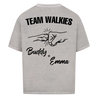 Team Walkies – Personalized Oversized Shirt with Custom Backprint