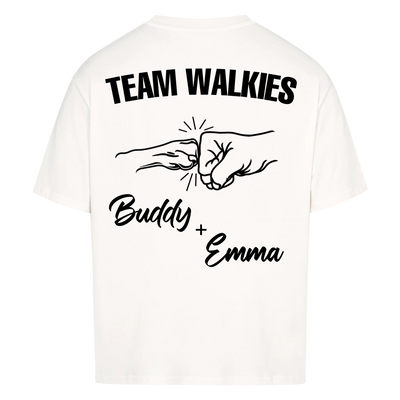 Team Walkies – Personalized Oversized Shirt with Custom Backprint