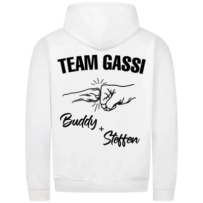 Team Gassi Fauststoß - Personalisierbarer Classic Zipper Hoodie Unisex