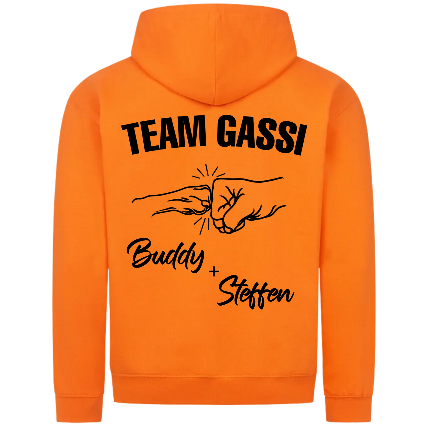 Team Gassi Fauststoß - Personalisierbarer Classic Zipper Hoodie Unisex