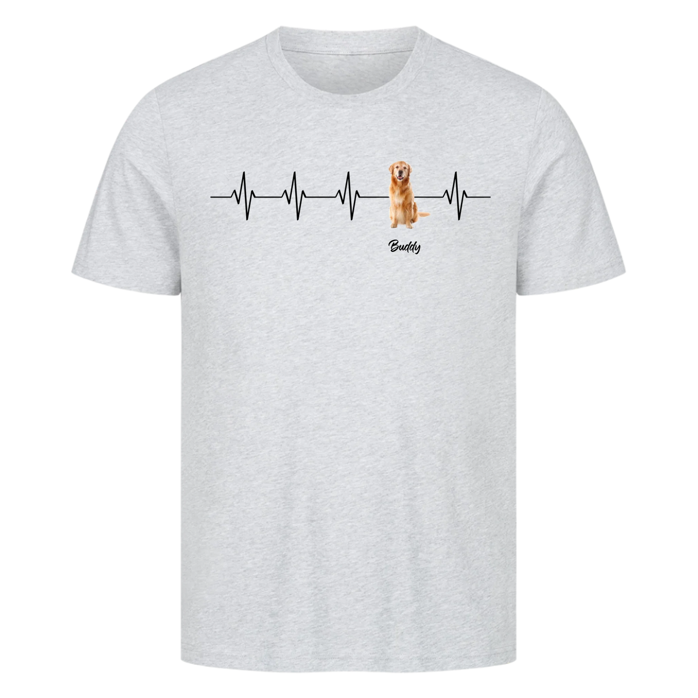 Mein Herzschlag für… - Personalisierbares Premium T-Shirt