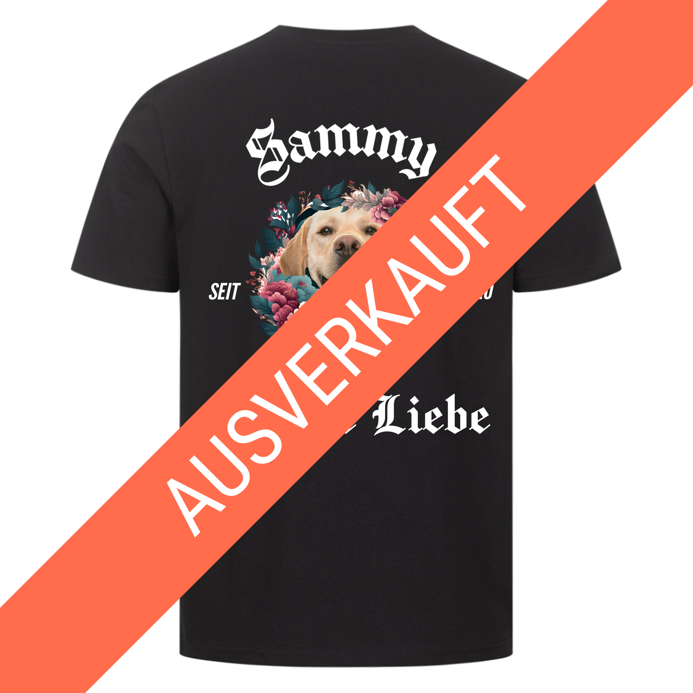 Wahre Liebe - Personalisierbares Unisex T-Shirt Rückendruck